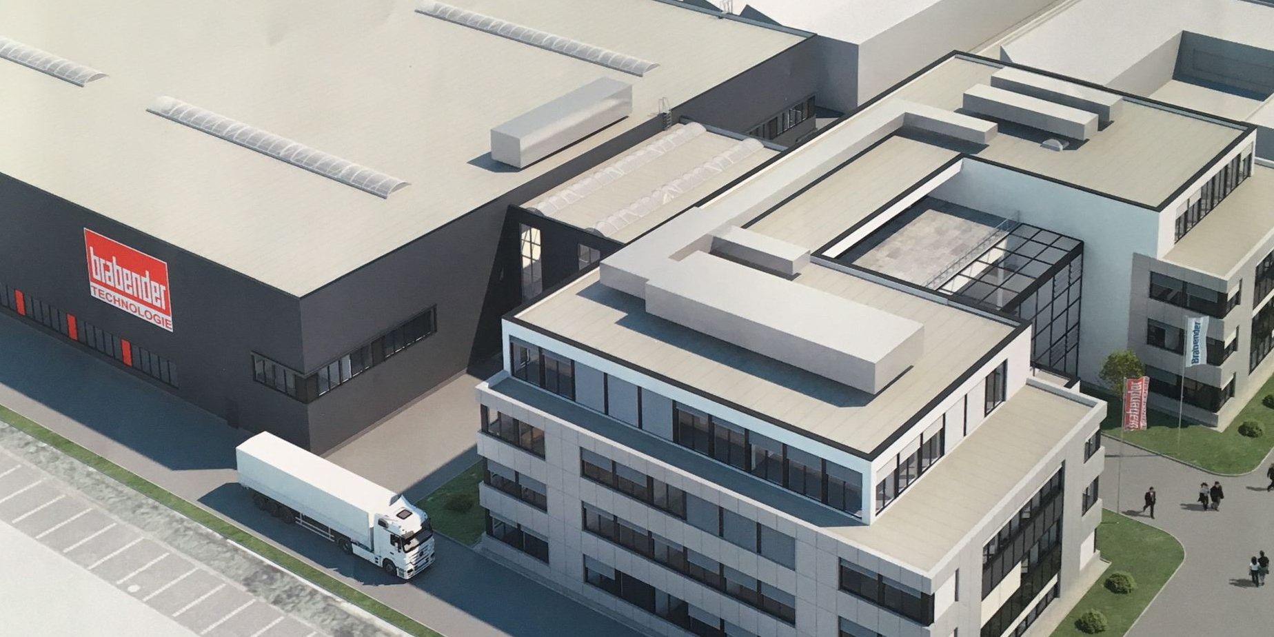 nieuwbouw Brabender tekening nieuwbouwproject Brabender