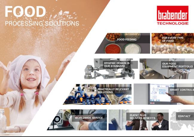 Still interactieve brochure doseeroplossingen in hygiënische processen Brabender Technologie