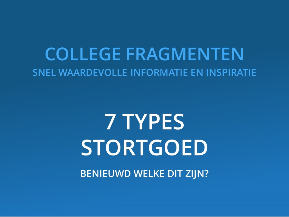 Benieuwd welke dit zijn? Kijk dan snel dit collegefragment waarin we je dat én meer vertellen.